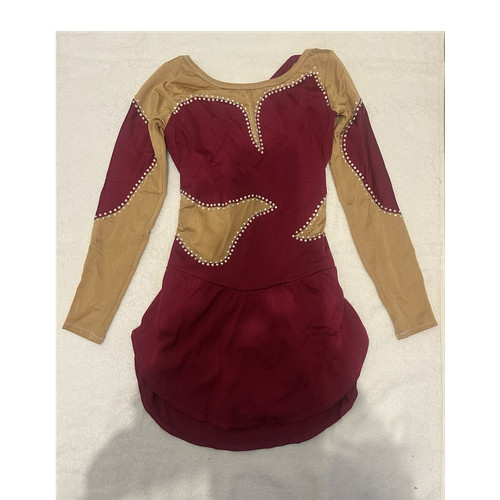 Rollkunstlauf kleid langarm - kleid, xs