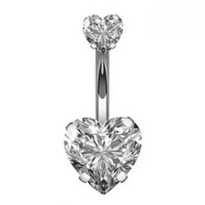 EDELSTAHL BAUCHNABELPIERCING