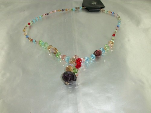 Buntes glasperlen collier - buntes,