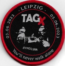 SACHSEN Leipzig inoffizielles TAG X - 03.06.2023 Polizei Patch Abzeichen Police