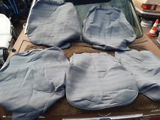 5 Schonbezüge für Sitze vorne Stoff grau Mercedes-Benz 190 W201 W 201 2.Serie