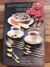 Kaffeebesteck 14 TLG Vergoldet