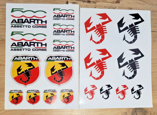 Fiat 500 abarth aufkleber - 500,