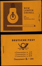 H902, DDR, Markenheftchen MiNr. MH 2 ca 1**, Fünfjahrplan