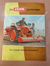 Fahr Spatenegge Traktor brochure Prospekt M2