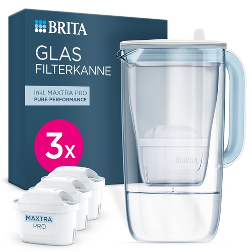 Brita glas wasserfilter kanne - brita, wasserfilter-kanne