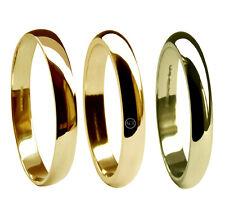 3Mm 9Ct Gelbgold D-Form