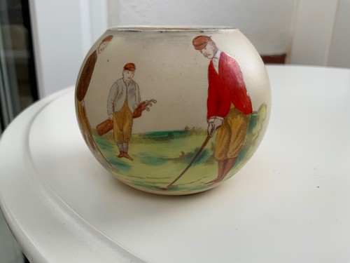 Vintage carlton ware golfer - vintage,