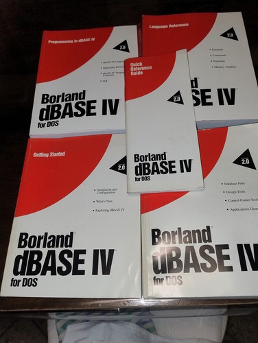 Borland dbase for dos - iv,