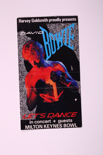 David bowie konzertticket - david,