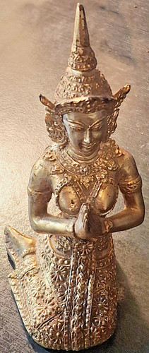 Asiatische figur messing - asiatische,