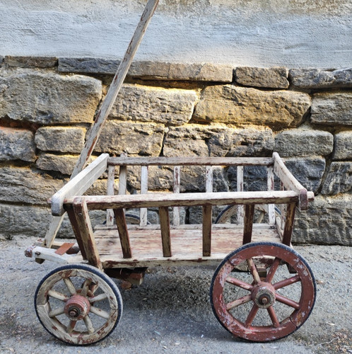 Alter blumenwagen leiterwagen - alter,