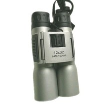 Fernglas 12x32 Silber Kompakt