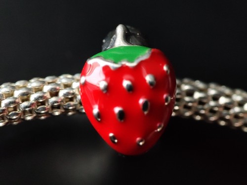 Charms erdbeere anhänger - erdbeere,