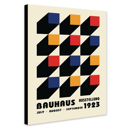 Bauhaus ausstellung wandbild - ausstellung,