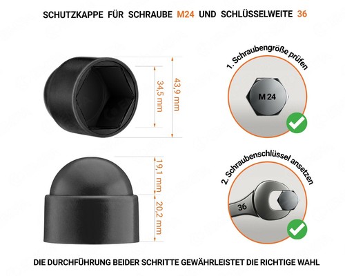 Schutzkappen für schrauben - schutzkappen,