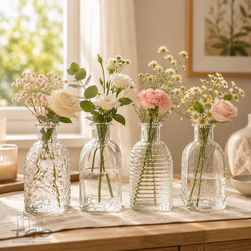 Tischdeko flaschenvase aus - flaschenvase,