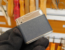 Rowenta Snip Benzinfeuerzeug Leder Feuerzeug lighter briquet 1950er Jahre
