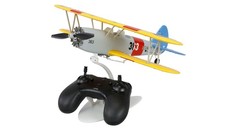 Amewi AMXFlight N2S-2 RC Flugzeug – 6-Kanal 6G/3D Trainer RTF Modell