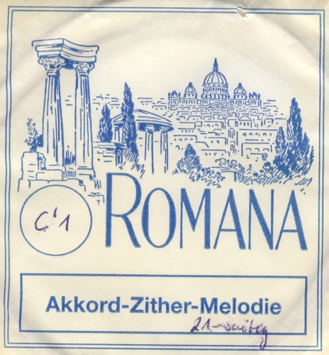 Akkord zither saiten romana - saiten,