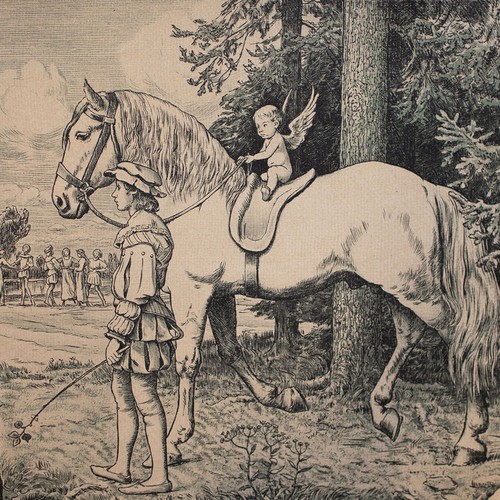 Hans thoma junger dichter - thoma,