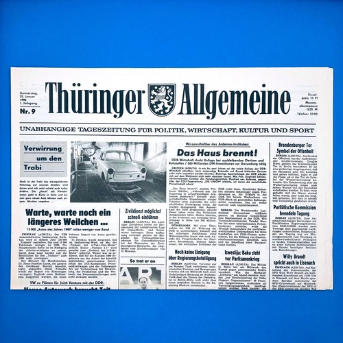 Ddr thüringer allgemeine - thüringer,