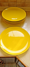 6 x Melitta Friesland Ceracron Speiseteller, Gelb  Maisgelb,  25 cm  Durchmesser