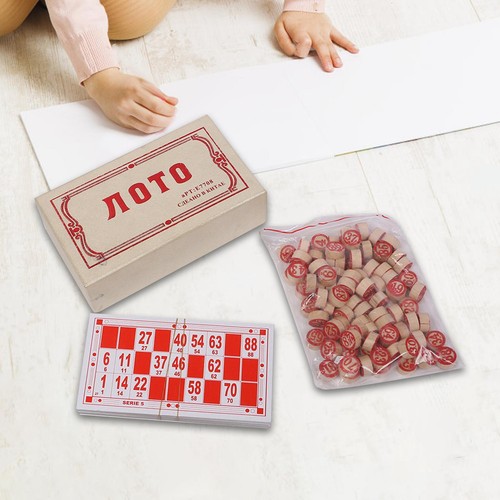 Russisches lotto schachbrett - russisches,