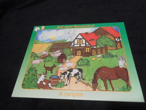 Altes rahmen puzzle auf - rahmen, dem