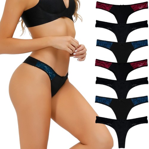 Damen string 7er - nylon, t