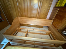 Massivholzbett,Natureiche-geölt,100x200cm,gebraucht,ohne Lattenrost, n.Abholung!