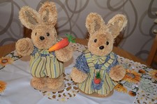 2x Osterhasen Dekoration