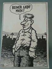 Vintage postkarte robert - robert, crumb