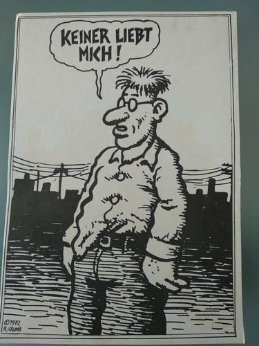 Vintage postkarte robert - postkarte, crumb