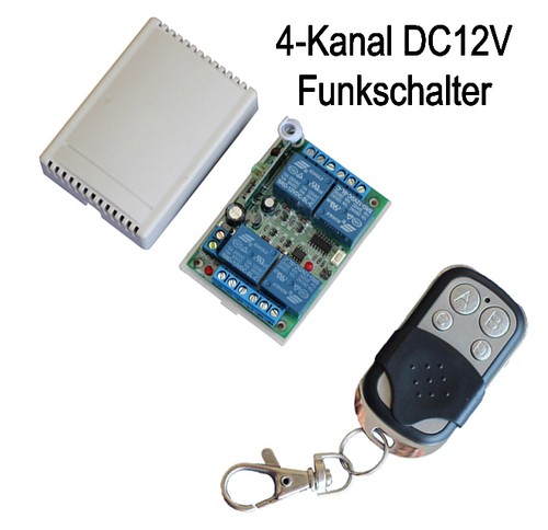 12v kanal 433mhz funk - kanal,