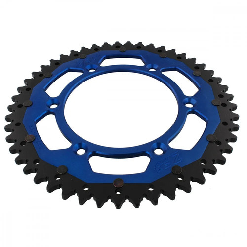 Kettenrad alu blau zähne - alu,