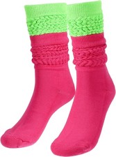 Neon Kniestrümpfe Damen