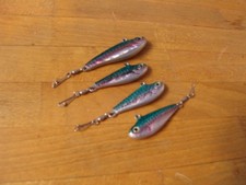 Weitwurf-Vorschaltblei z. Spinnfischen - 4 Stück - Forellendesign - nie benutzt