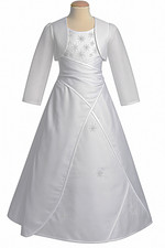 Kommunionkleid Kommunionskleid Bolero Reifrock  Tasche Kerzenrock Tropfschutz