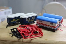 Circus Zirkus Anhänger Preiser Wiking ohne Nummern   4Teile