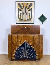 Art Deco Cocktailschrank, Getränkebar,