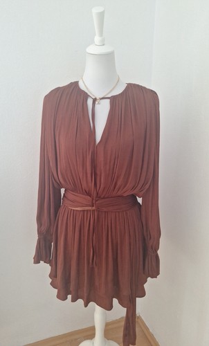 Divided minikleid kurz braun - kurz, s