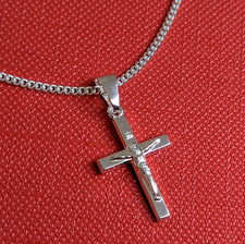  Kreuz Anhänger mit Kette