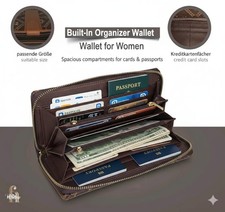 Damen Leder Geldbörse