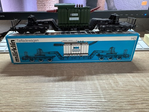 Märklin 4617 tiefladewagen - märklin,
