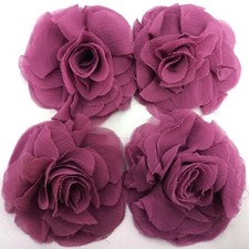 4x HAARBLUME Haarklammer