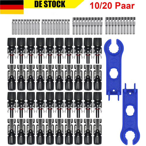 Paar solarstecker buchse - 10/20,