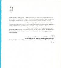 Studentica Danuben - Liederfibel der KAV Danubia Wien-Korneuburg im ÖCV von 1973