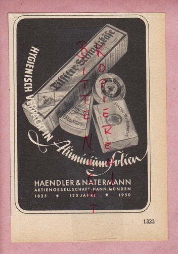 Hann münden werbung 1950 - werbung,