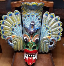 Barong Maske aus Indonesien Wandmaske aus Holz